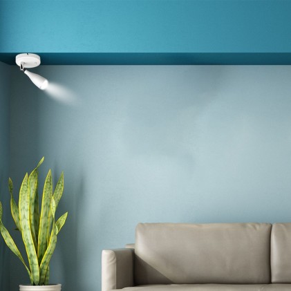 V-TAC Lampada LED da Muro 4,5W Colore Bianco con Interruttore 4000K
