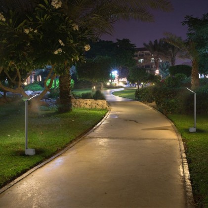 V-TAC Lampione LED da Esterno 6W Colore Grigio h: 80cm 4000K IP54