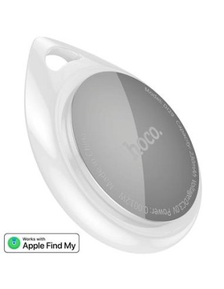Localizzatore Hoco Smart Tag Bluetooth per Apple - Ricerca oggetti - Colore bianco