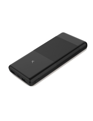 Ksix Batteria Esterna/Power Bank 10000mAh 22.5W - Ultrasottile - Tecnologia PD - Ricarica Simultanea - 1x USB-A, 1x USB-C