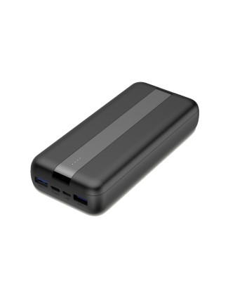 Batteria Esterna/Power Bank 20000mAh 10W - Ultra Leggera - Ricarica Veloce e Simultanea - 2x USB-A, 1x USB-C