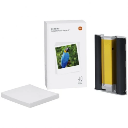 Carta fotografica Xiaomi Instant Photo Paper 3" per stampante Xiaomi Instant Photo 1S 40 unit&agrave;