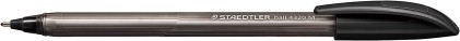 Penna a sfera Staedtler Ball 4320 M 1 mm - Scrittura fluida - Fusto triangolare - Colore Nero