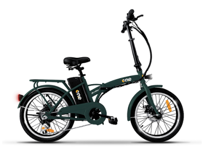 The One Easy Bici Elettrica Pieghevole Velocita Max 25 Km/H, Ruote 20, Cambio Shimano 6 Velocita, Scatola Lievemente Danneggiata