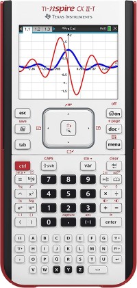 Texas Instruments TI-Nspire CX II-T Calcolatrice grafica digitale Bianco, E/D/I/NL/P/F