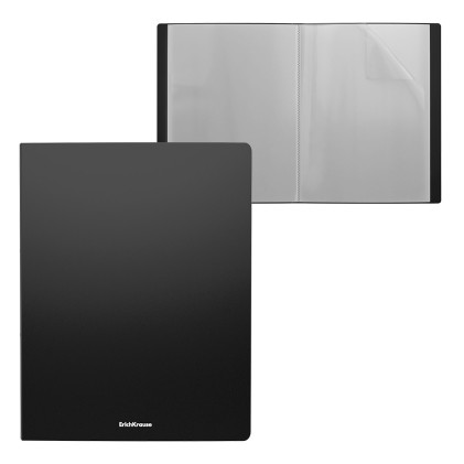Cartelle Erichkrause con copertine Classic opache - 20 copertine - Formato A4 - Colore nero