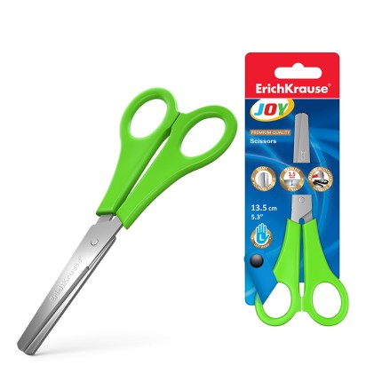 Erichkrause Joy - Forbici per mancini - Lame in acciaio inossidabile - Estremit&agrave; arrotondate - Resistenti alla corrosione - Manici in plastica robusti - Vari colori/design