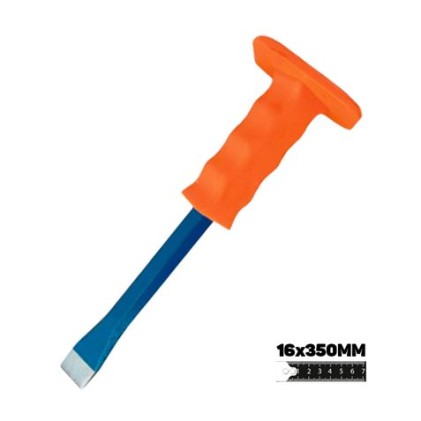 Martello Blim in acciaio al carbonio - Misure: 16 X 350 mm - Resistente agli urti - Manico con protezione in TPR - Colore Nero