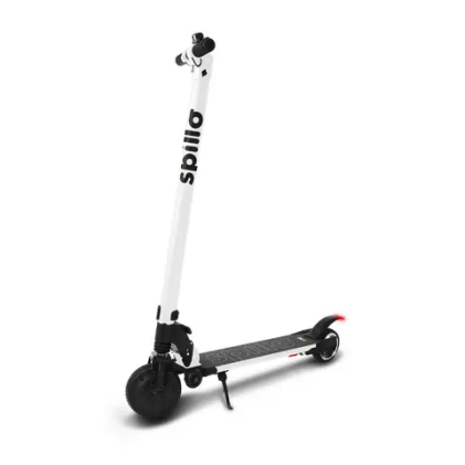 Spillo V2 Monopattino Elettrico Velocita Max 23 Km/H, Bluetooth, Autonomia Max 10 - 13 Km, White
