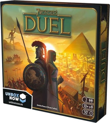 Gioco da tavolo 7 Wonders Duel - Tema della storia - 2 giocatori - Da 10 anni in su - Durata 30 min. ca.