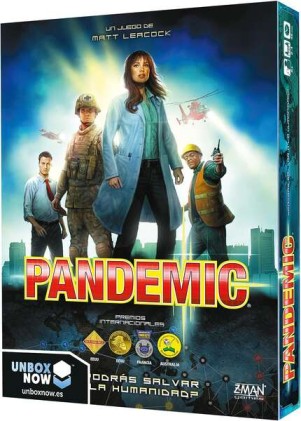 Gioco da Tavolo Pandemia - Tema Medicina - Da 2 a 4 Giocatori - Da 8 Anni - Durata 45min. ca.
