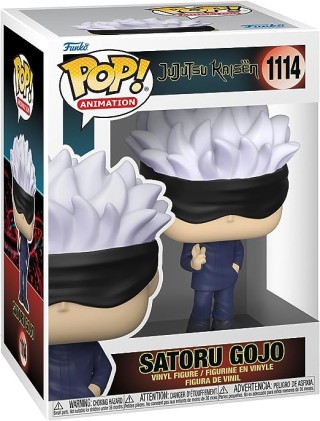 Funko Pop Animation Jujutsu Kaisen Satoru Gojo - Figura in vinile - Altezza 9,5 cm circa.