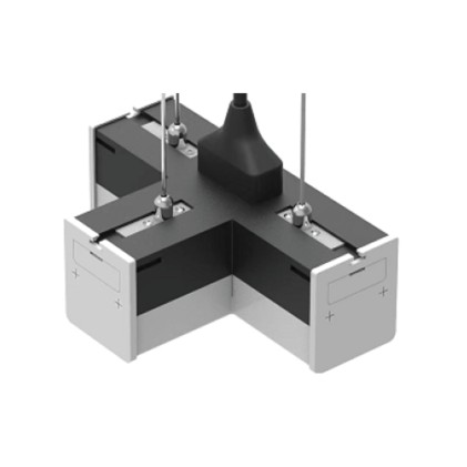 V-TAC Connettore LED a Forma di T 10W Colore Nero 4000K