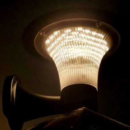 V-TAC Lampada LED Solare 15W da Muro con Batteria LiFePO4 3.2V Colore Nero CCT: 6000K+4000K IP65