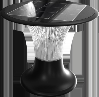 V-TAC Lampada LED Solare 15W da Terra Batteria LiFePO4 3.2V Colore Nero CCT: 6000K+4000K IP65