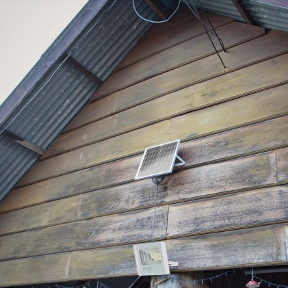 V-TAC Faro LED con Telecomando e Pannello Solare 35W Colore Bianco 6400K