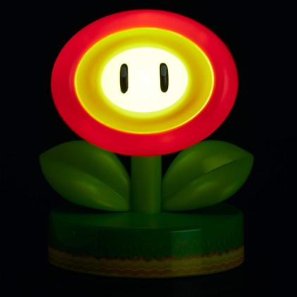 Paladone Nintendo Icon Lamp Super Mario Fire Flower - Plastica BDP - Alimentata a batteria - Dimensioni 10 cm di altezza
