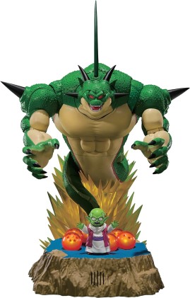 Tamashii Nations SH Figuarts Dragon Ball Z Porunga e Dende Set Luminoso - Lancette Intercambiabili - Lettore NFC Integrato nel Supporto - Illuminazione e Suoni