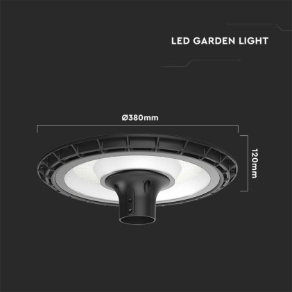 V-TAC Lampada LED da giardino 120W 38x38x12cm 4000K IP65