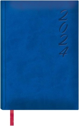 Agenda annuale Dohe Brasilia - Pagina giornaliera - Copertina in similpelle - Carta rilegata - Sabato e domenica stessa pagina - Dimensioni 15x21 cm - Colore blu oceano