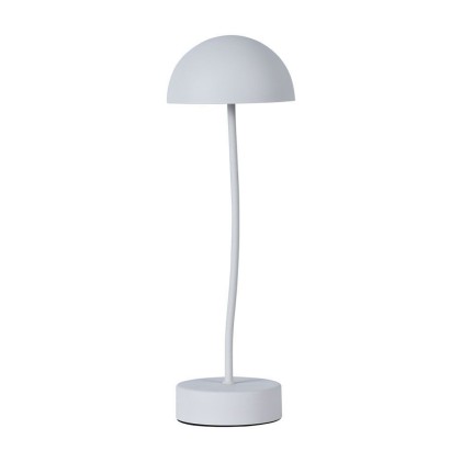 V-TAC Lampada LED da Tavolo 3W Colore Bianco ricaricabile con USB C Touch Dimmerabile 3000K