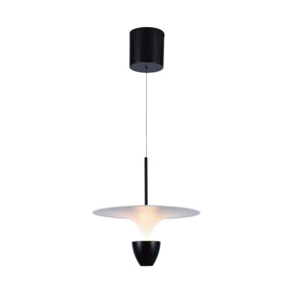 V-TAC Lampadario LED 9W dal Design Moderno 30*300*173Cm Colore Bianco e Nero Altezza regolabile 3000K