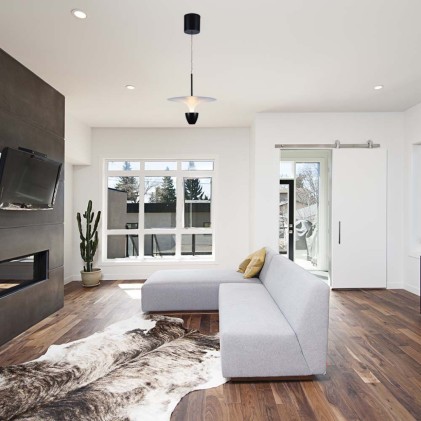 V-TAC Lampadario LED 9W dal Design Moderno 30*300*173Cm Colore Bianco e Nero Altezza regolabile 3000K