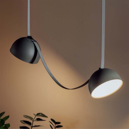 V-TAC Faretto LED COB da Binario in Tessuto Magnetico 20W Colore Nero 3000K