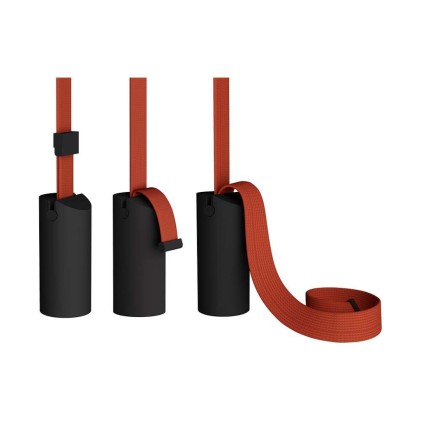 V-TAC Contrappeso per applicazione lampada a Sospensione d: 60mm h: 117/130mm Corpo Nero SKU 23125 / 23126