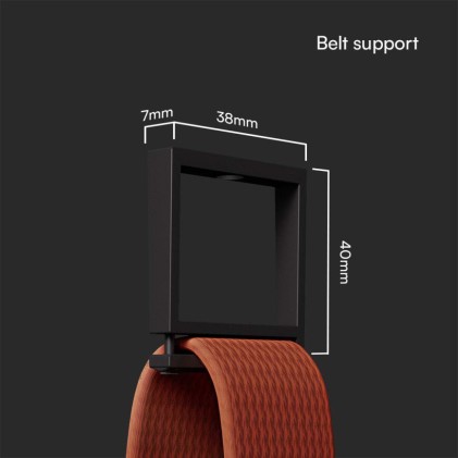 V-TAC Supporto per Cintura Montaggio in Soffitto Corpo Nero SKU 23125 / 23126