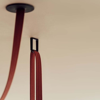 V-TAC Supporto per Cintura Montaggio in Soffitto Corpo Nero SKU 23125 / 23126