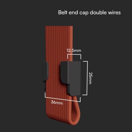 V-TAC Clip Terminale per Binario a doppio filo Colore Nero SKU 23125 / 23126