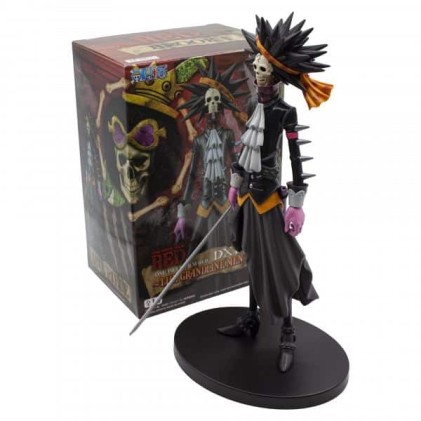 Banpresto One Piece Film Red DxF The Grandline Men Vol. 9 Brook - Figura da collezione - Altezza 19 cm circa. - Realizzato in PVC e ABS