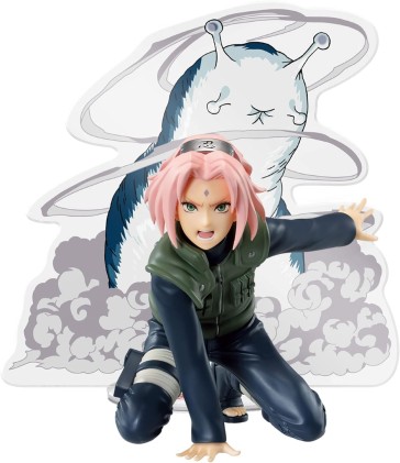 Banpresto Naruto Shippuden Panel Spectable Sakura Haruno - Figura da collezione - Altezza 9 cm circa. - Realizzato in PVC e ABS