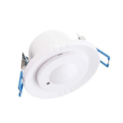 V-TAC Sensore di Movimento a Microonde 300W 360° Orientabile Montaggio a Incasso Colore Bianco