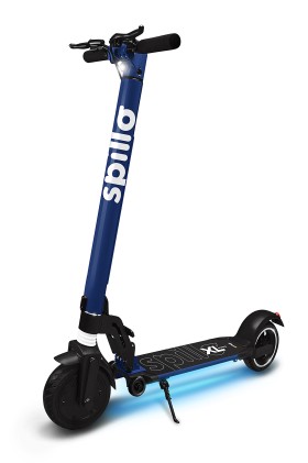 Spillo Xl Pro Monopattino Elettrico Velocita Max 25 Km/H, Autonomia Max 23Km, Ruote 8,5, Blue