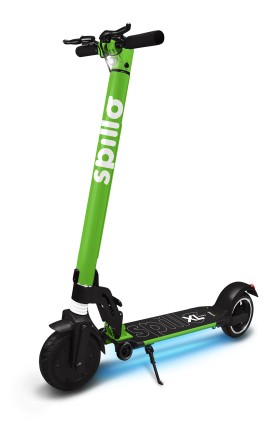 Spillo Xl Pro Monopattino Elettrico Velocita Max 25 Km/H, Autonomia Max 23Km, Ruote 8,5, Green