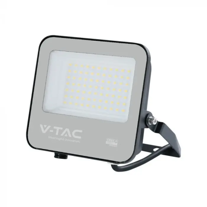 50W Floodlight-Cree Chip Cct:6500K Black Body Grey Glass (135Lm/W) 6Yrs Warranty Ip65