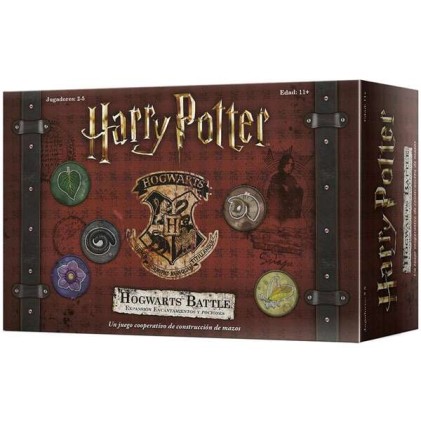 Harry Potter Battaglia di Hogwarts: Gioco di carte Incantesimi e Pozioni - Tema Fantasy - Da 2 a 4 giocatori - Da 10 anni in su - Durata 30-60 minuti. ca.