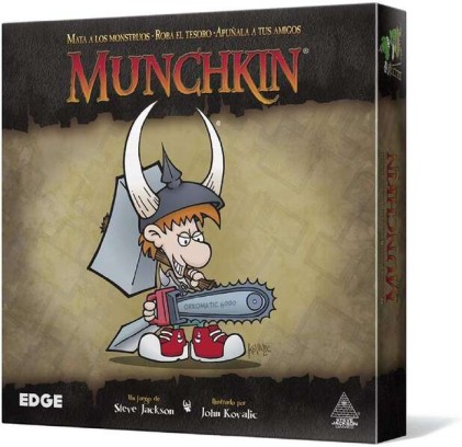 Gioco di Carte Munchkin - Tema Fantasy/Umoristico - Da 3 a 6 Giocatori - Da 10 Anni - Durata 60min. ca.