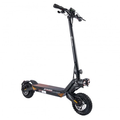 Monopattino elettrico Zwheel ZCougar Motore 800W - Sospensione Duo-Shock anteriore e posteriore - Velocit&agrave; fino a 25Km/h - Autonomia fino a 30km - 3 Modalit&agrave; di guida - Carico massimo 120kg - Freni a disco - Ruote da 10"