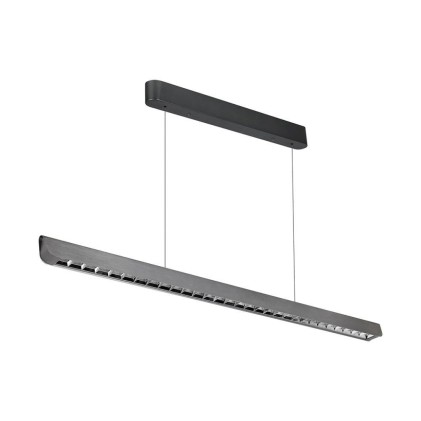 V-TAC Plafoniera LED Chip Samsung a Sospensione 36W Lineare Colore Grigio opaco 1227*50*60mm 3in1