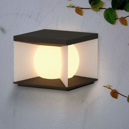 V-TAC Lampada LED da Giardino a Cubo con Pannello solare e Telecomando 8W 305*305*305mm 3000K IP65