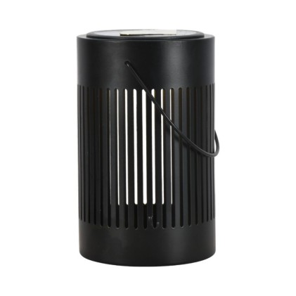 V-TAC Lampada Solare LED da Terra 0.5W con Batteria Ricaricabile e Maniglia per Trasporto Colore Nero 3000K IP44