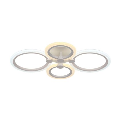 V-TAC Lampadario LED 51W con Telecomando Montaggio a Plafone Colore Bianco Dimmerabile 3in1