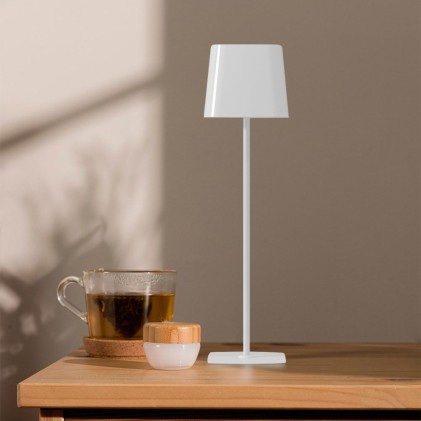 V-TAC Lampada LED da Tavolo Magnetica 5W con Batteria Ricaricabile USB C Colore Bianco Touch Dimmerabile 3in1 IP65