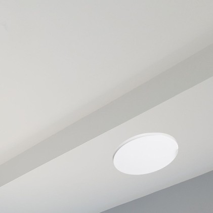 V-TAC Sensore di Movimento/Presenza con Rilevamento a 360° Max. 3m, Montaggio a Incasso Colore Bianco (Max 600W) IP20