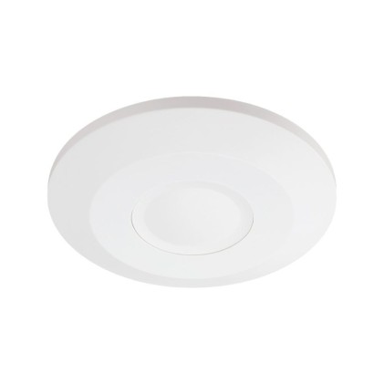 V-TAC Sensore di Movimento a Microonde, Montaggio a Plafone, Rilevamento a 360°, Raggio 3m, Regolazione Tempo e Luce, 1000W LED, Colore Bianco, IP20