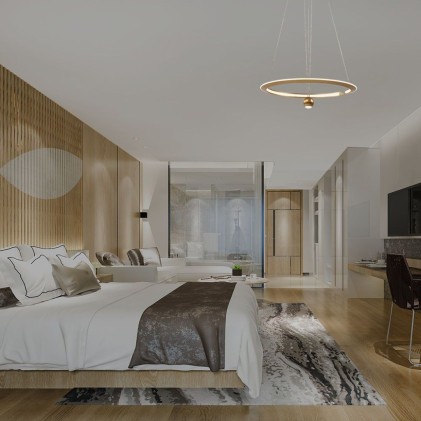 V-TAC Lampadario LED a Sospensione Circolare 46W in Metallo Colore Oro spazzolato d: 60cm h: 15cm 3000K