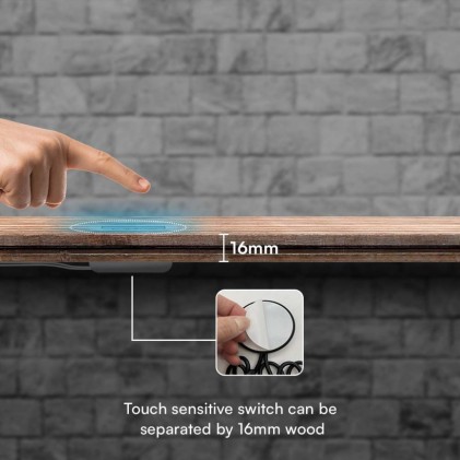 V-TAC Interruttore touch per Strip LED nascosto 24V Colore Nero